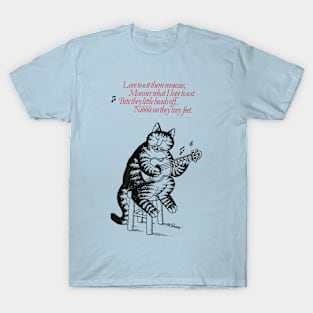 B Kliban Cat Guitar T-Shirt